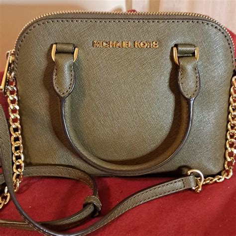 michael kors olive green crossbody